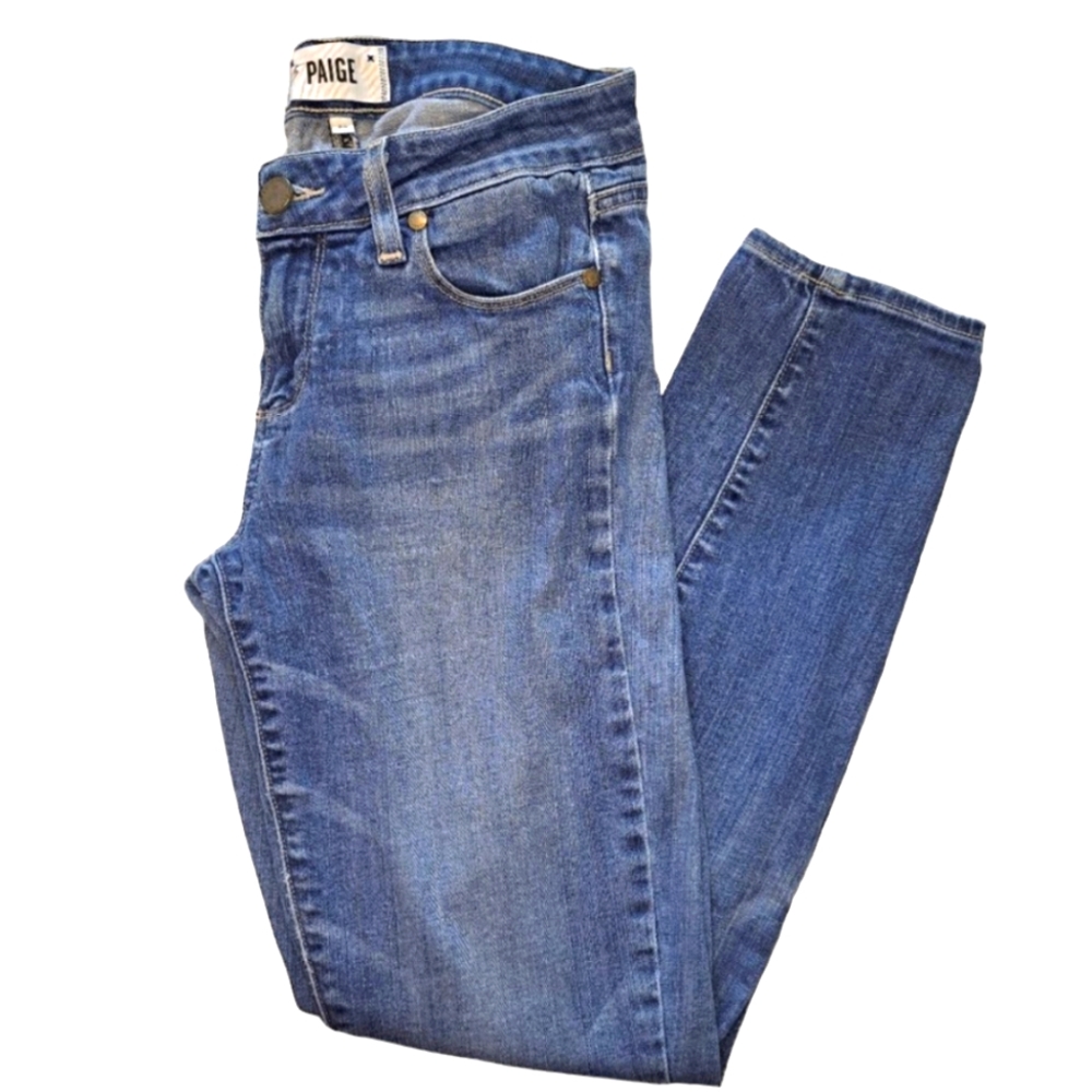 Paige Verdugo Medium Wash Blue Ankle Jeans Size 26